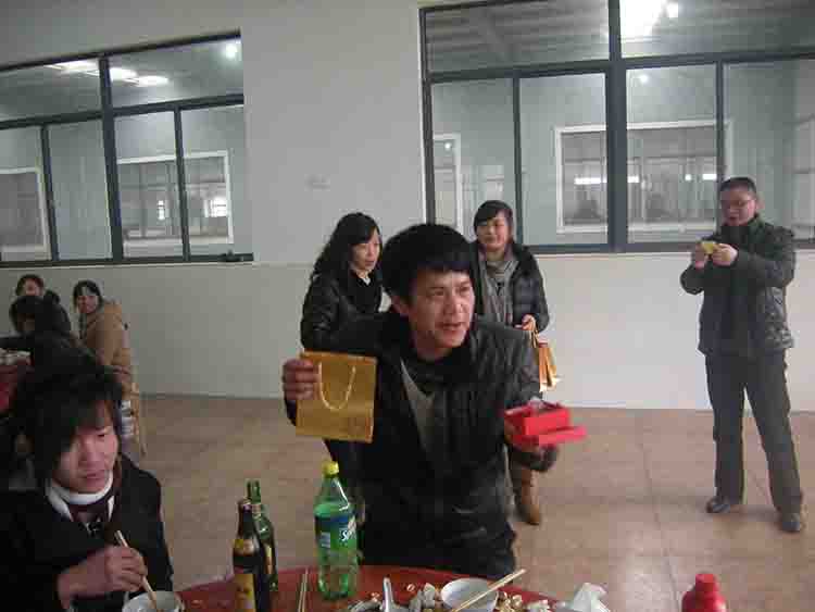 Warm and lively New Year's eve dinner!